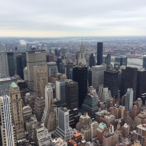 New York Skyline from the 86th Fl. of Empire State